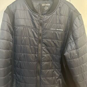 Harley-Davidson Black Quilted Outerwear